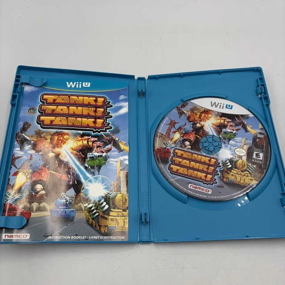 Tank Tank Tank (Nintendo Wii U, 2012) Namco Game Complete CIB Tested & Works!